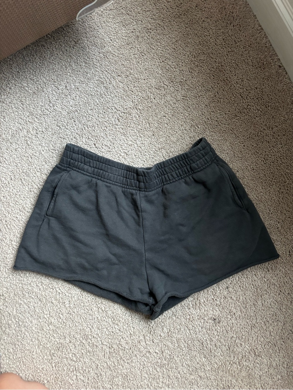 OFFLINE Women's Black Shorts with Elastic Waistband